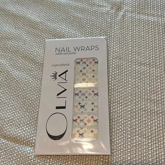 NEW LV set colorful nail wrap stickers - Picture 2 of 4
